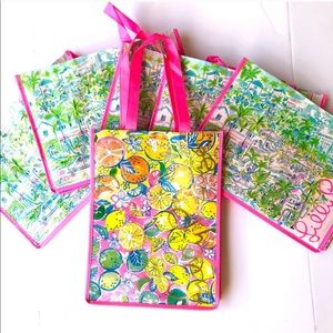 New Six Lilly Pulitzer Reusable Tote Bags